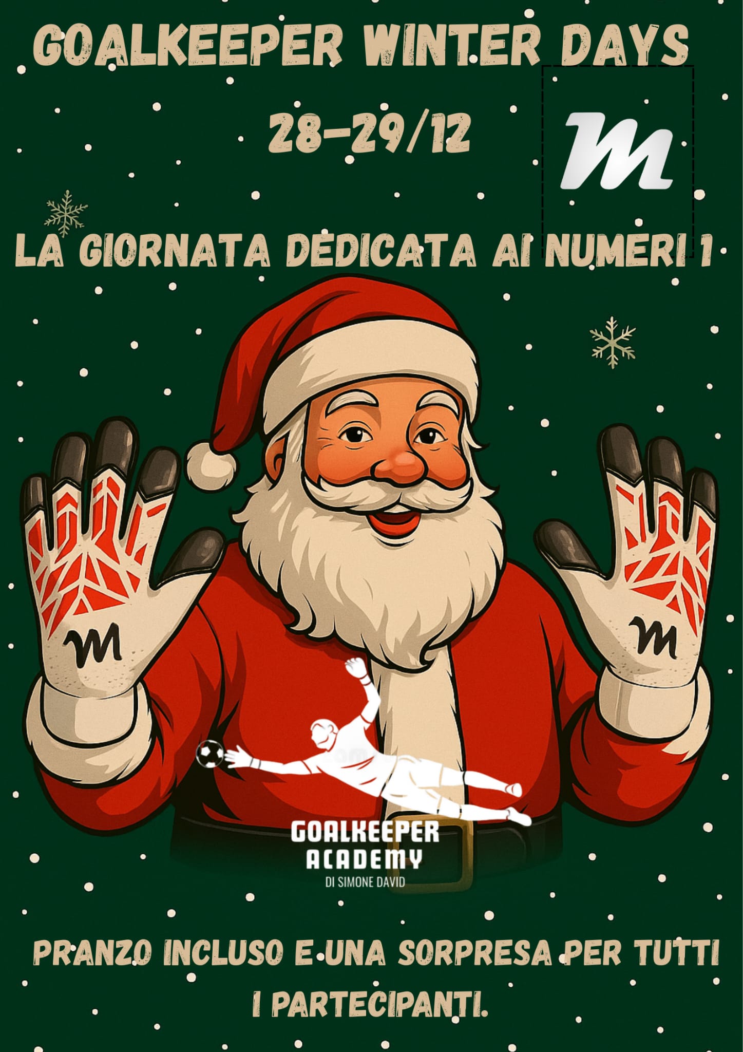 Iscrizione GoalKeeper Winter Days 2025: ENTRAMBI I GIORNI